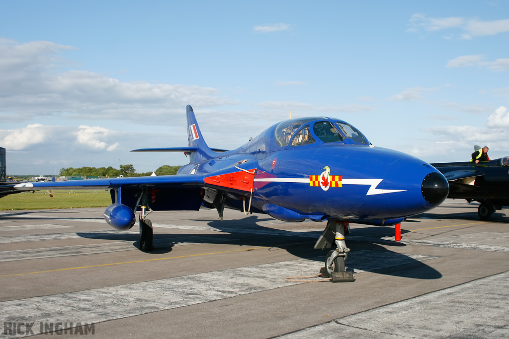 Hawker Hunter T7 - XL577/G-BXKF - RAF | Blue Diamonds