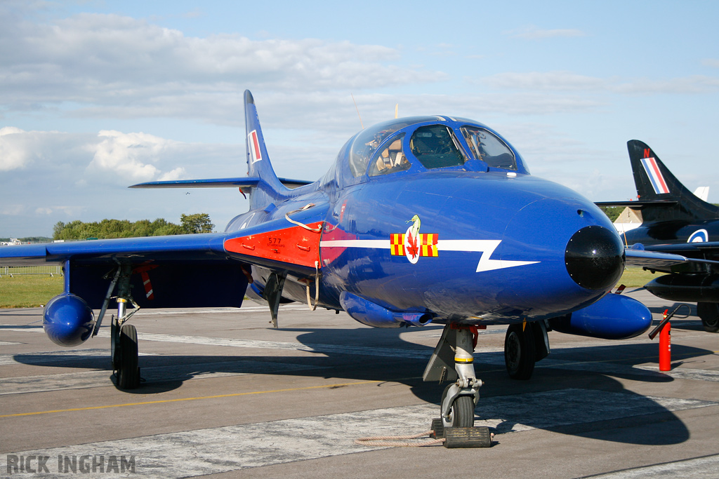 Hawker Hunter T7 - XL577/G-BXKF - RAF | Blue Diamonds