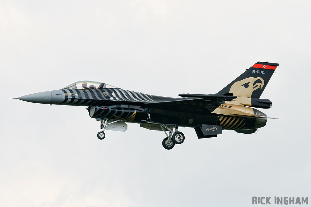 Lockheed Martin F-16C Fighting Falcon - 91-0011 - Turkish Air Force