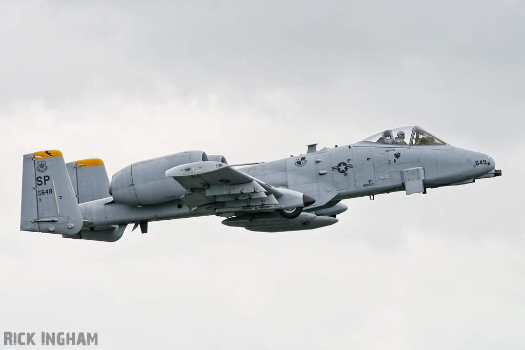 Fairchild A-10C Thunderbolt II - 82-0649 - USAF