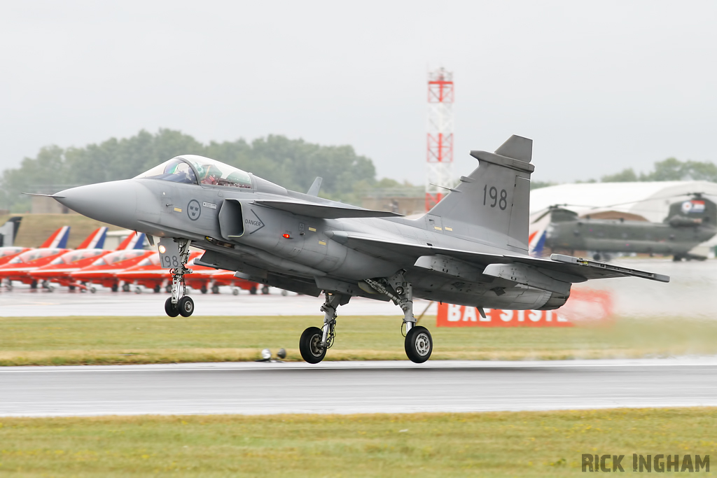 Saab JAS-39C Gripen - 198 - Swedish Air Force