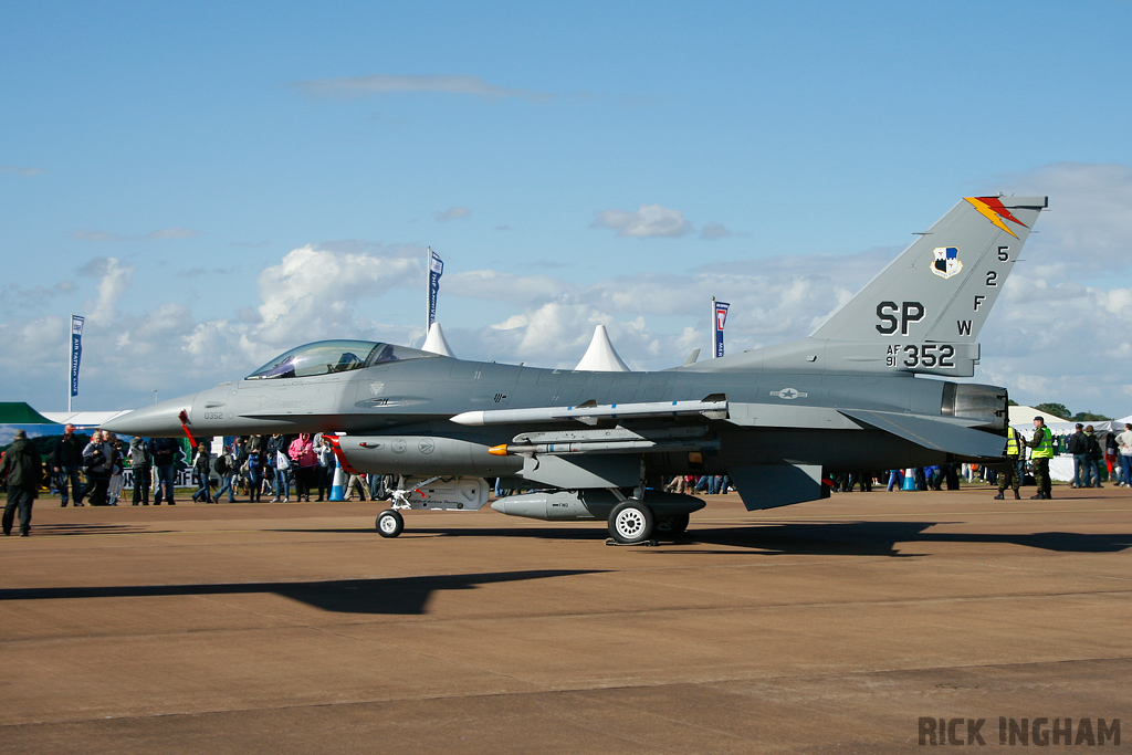 Lockheed Martin F-16C Fighting Falcon - 91-0352 - USAF