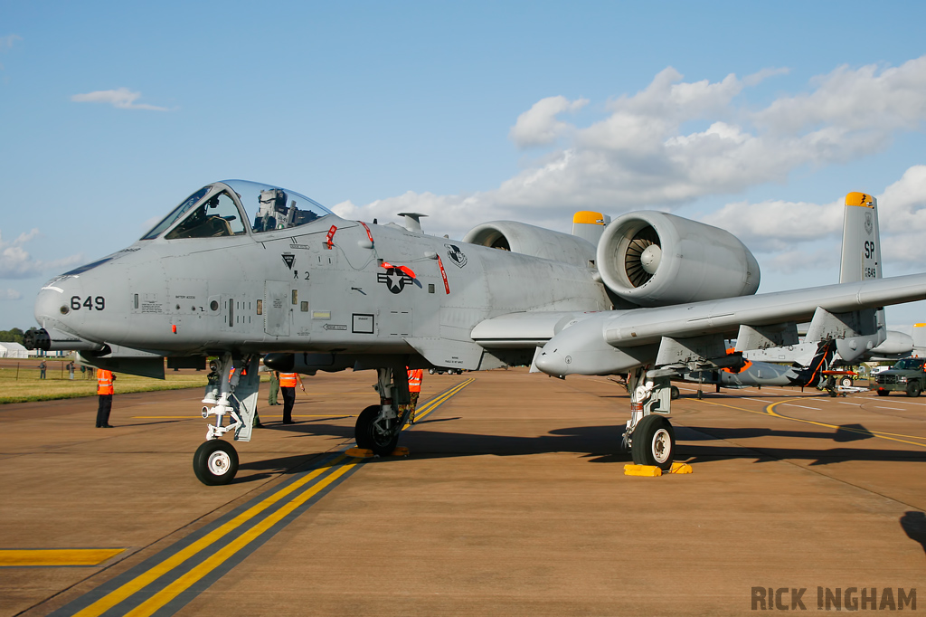 Fairchild A-10C Thunderbolt II - 82-0649 - USAF