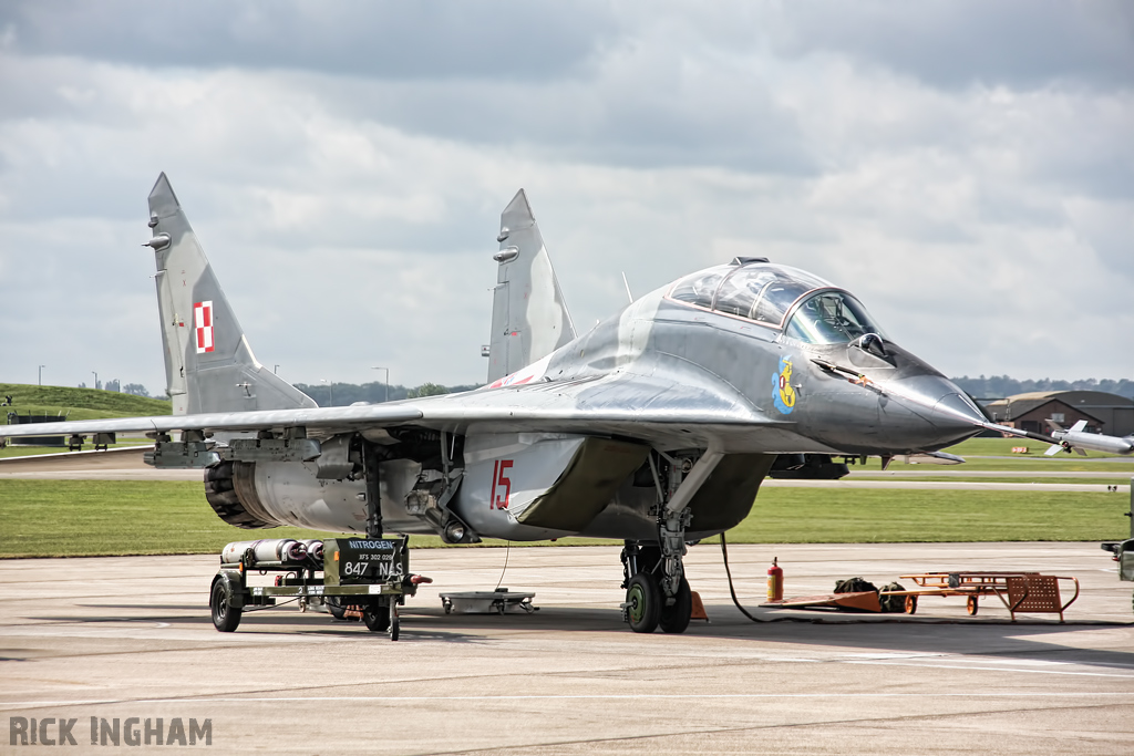 Mikoyan-Gurevich MiG-29UB Fulcrum - 15 - Polish Air Force