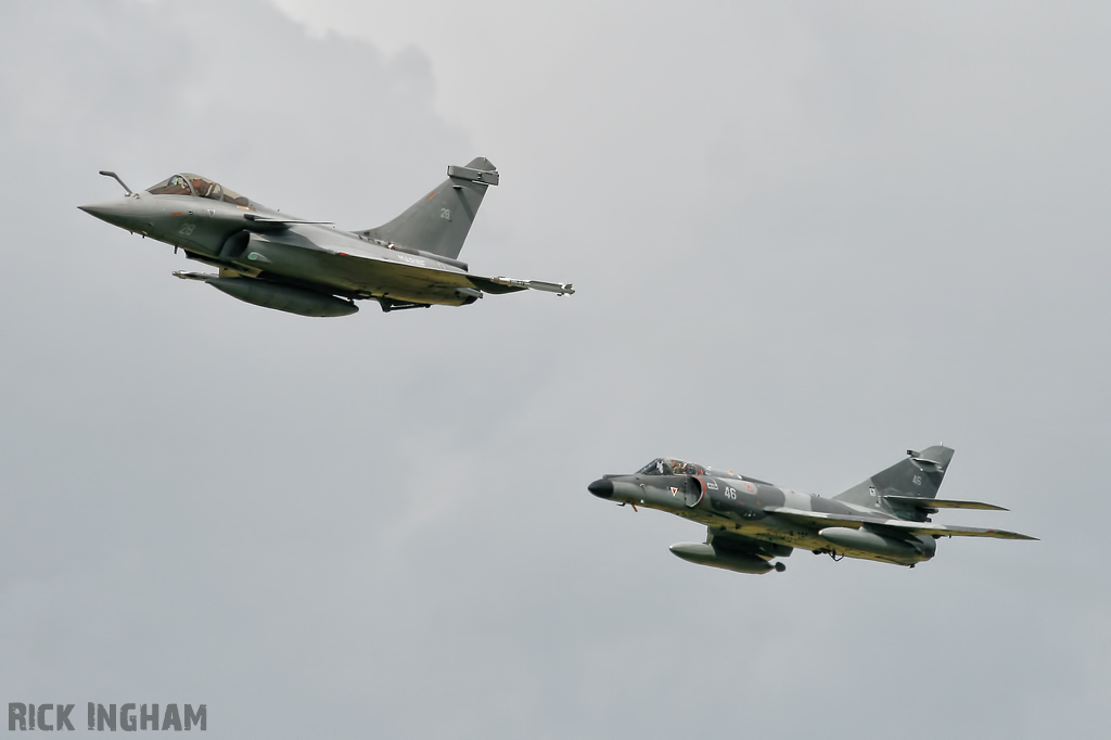 Dassault Rafale M - 28 + Dassault Super Etendard - 46 - French Navy