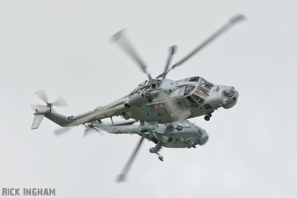 Westland Lynx HMA8 - ZF563 + Westland Lynx HAS3 - XZ237 - Royal Navy