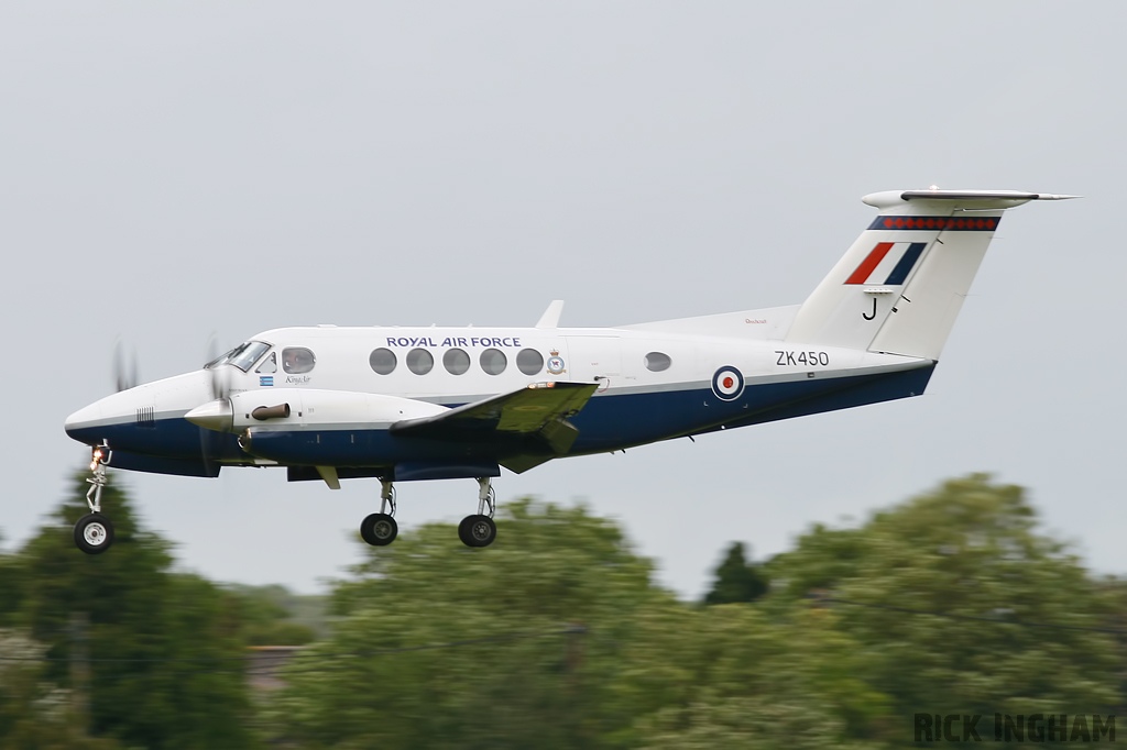 Beech King Air B200 - ZK450/J - RAF