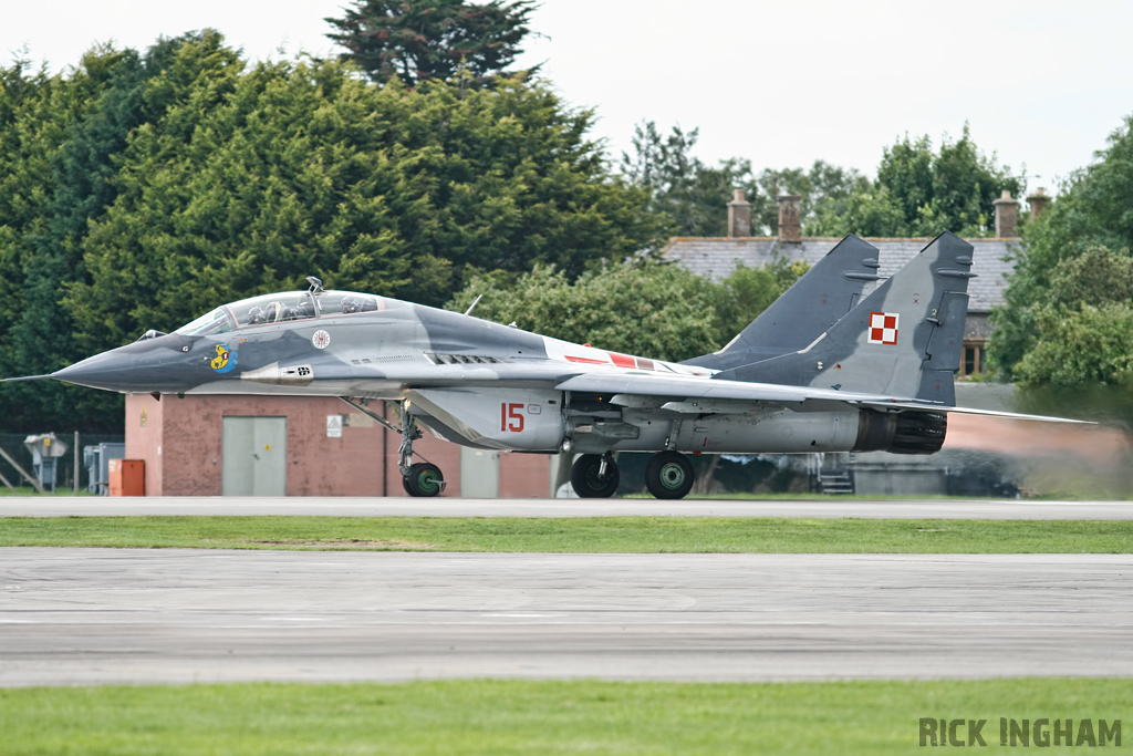 Mikoyan-Gurevich MiG-29UB Fulcrum - 15 - Polish Air Force