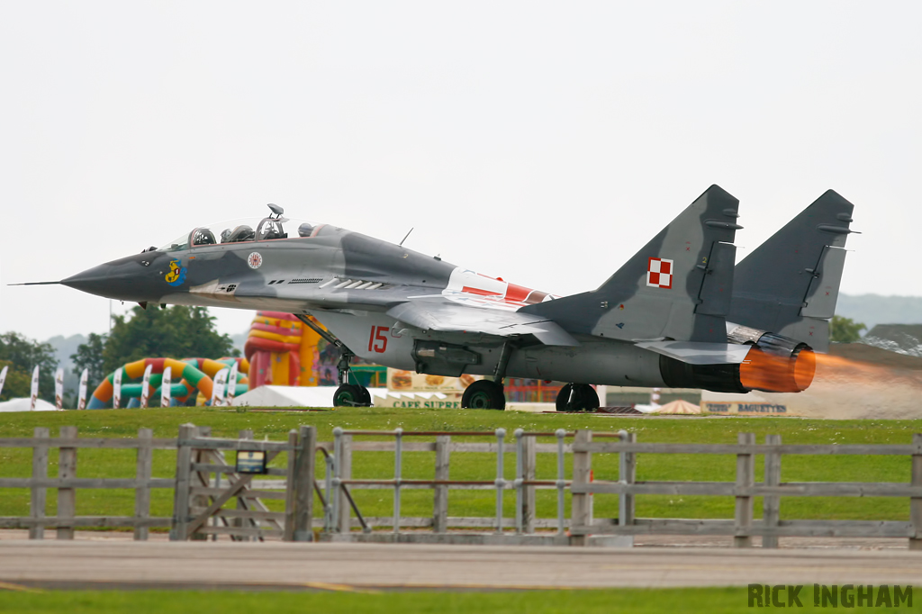 Mikoyan-Gurevich MiG-29UB Fulcrum - 15 - Polish Air Force