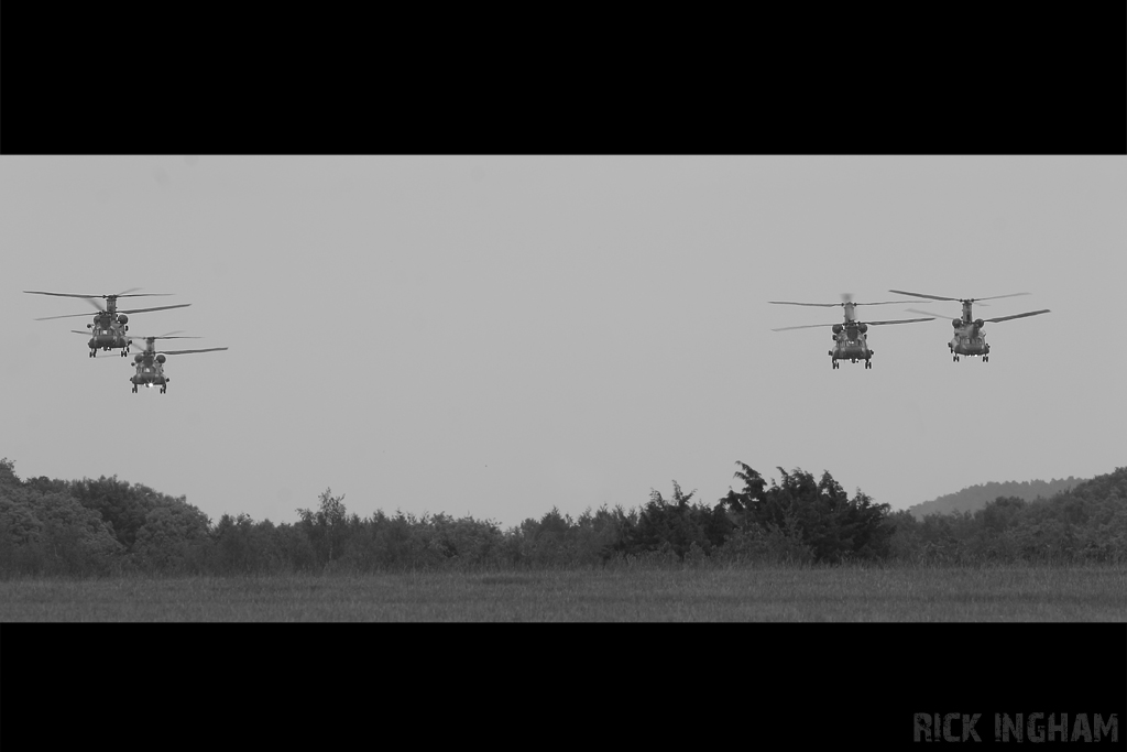 Boeing Chinook HC2 - ZA705/AN + ZA674/AD + ZH896 + ZD983 - RAF