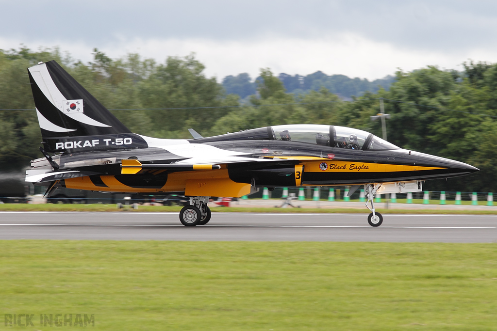 Korea Aerospace Industries T-50B Golden Eagle - 10-0055/3 - Black Eagles / Republic of Korea Air Force