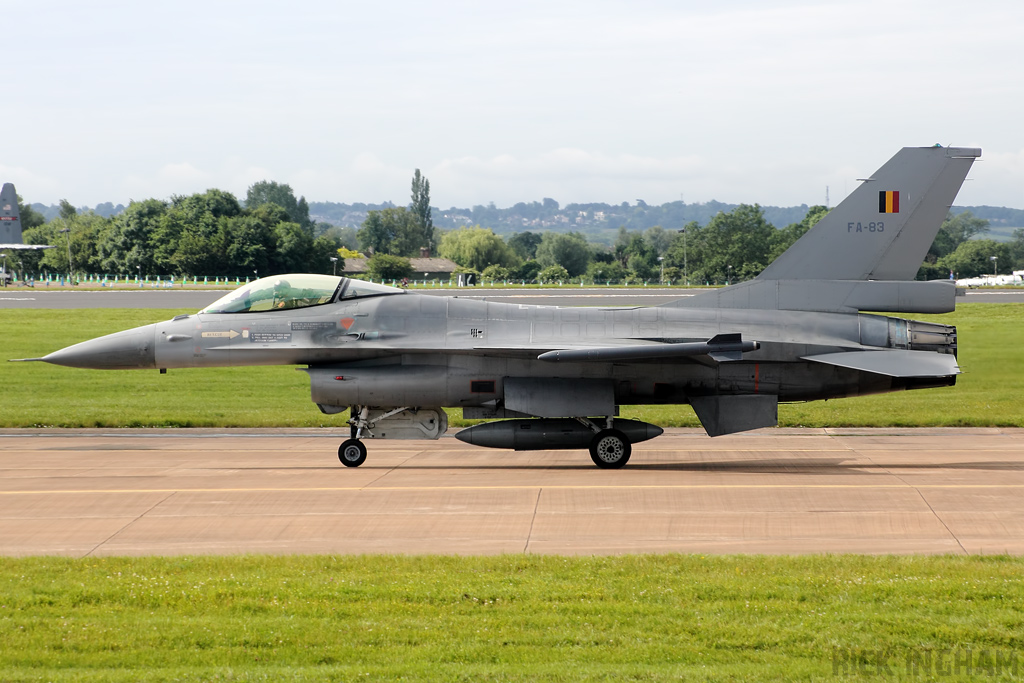 Lockheed Martin F-16AM Fighting Falcon - FA-83 - Belgian Air Component