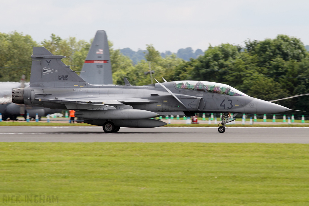 Saab JAS-39D Gripen - 43 - Hungarian Air Force