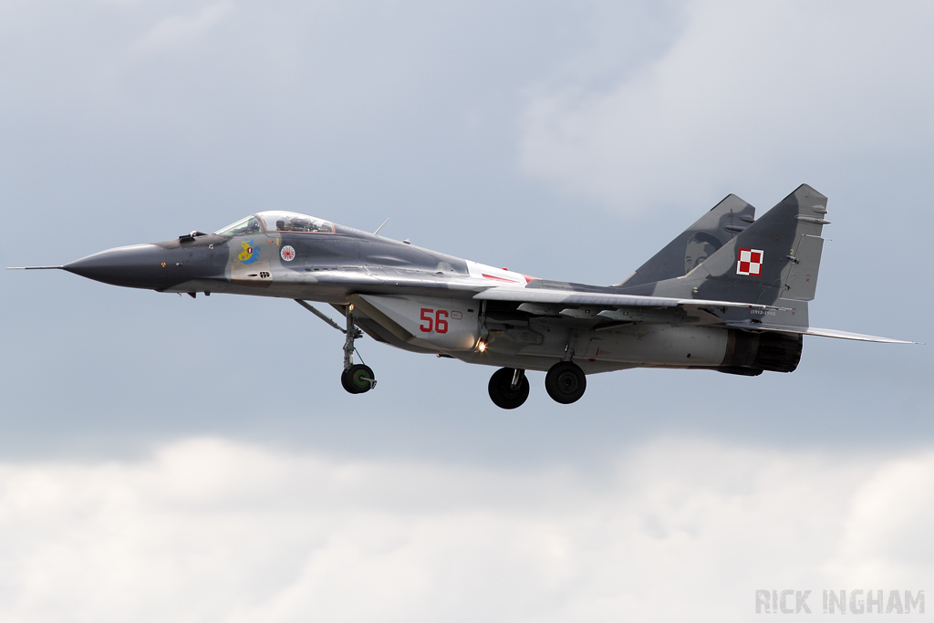 Mikoyan-Gurevich MiG-29 Fulcrum - 56 - Polish Air Force