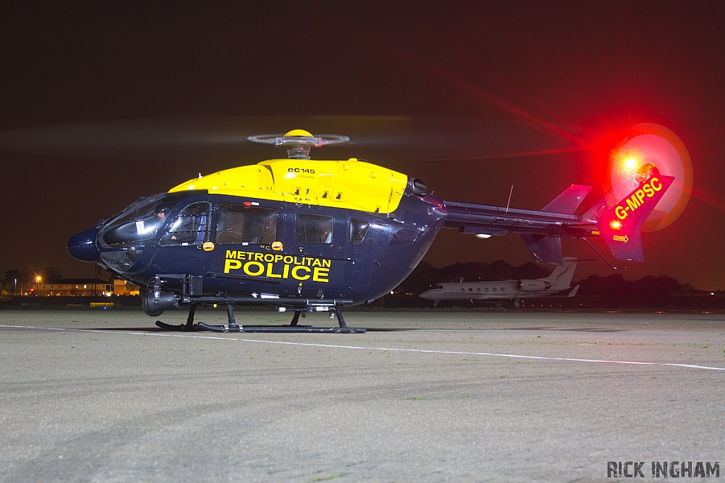 Eurocopter EC145 - G-MPSC - Metropolitan Police