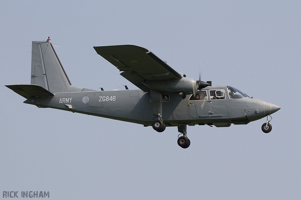 Britten-Norman BN-2T Islander AL1 - ZG846 - AAC