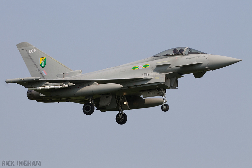 Eurofighter Typhoon FGR4 - ZK309/QO-P - RAF