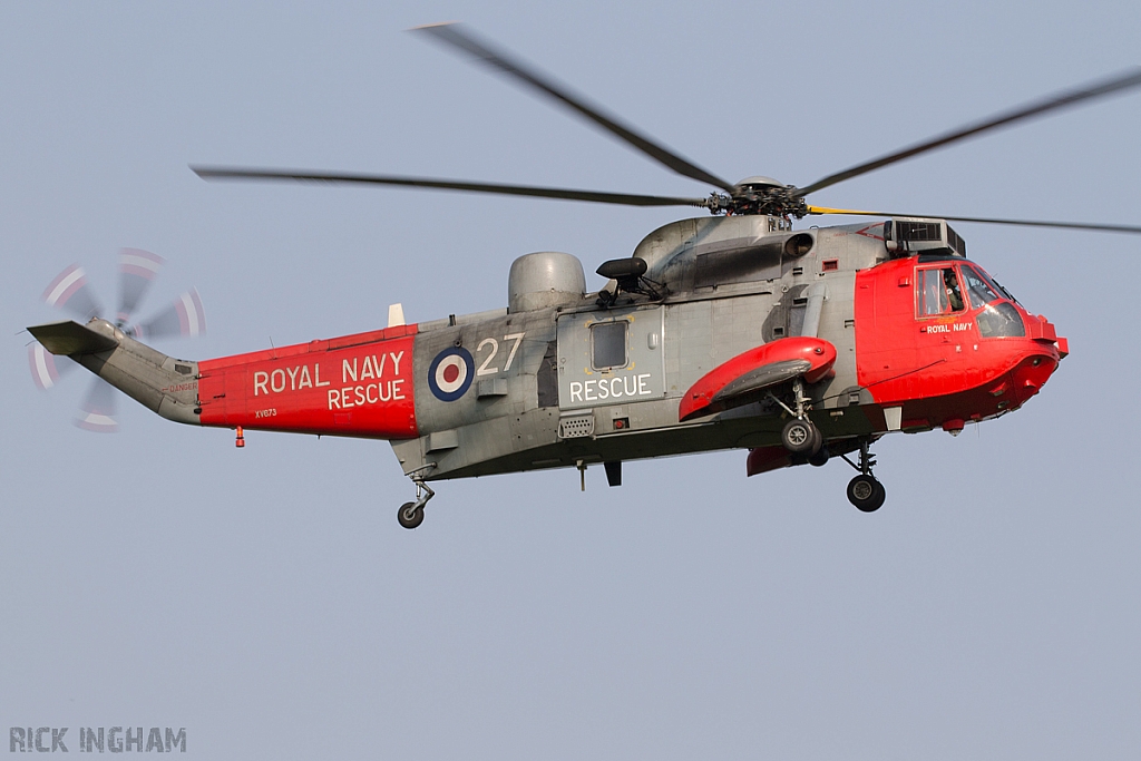 Westland Sea King HU5 - XV673/27 - Royal Navy