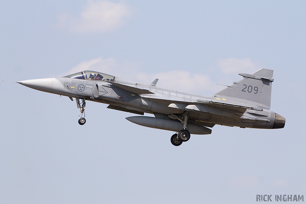 Saab JAS-39C Gripen - 39209 - Swedish Air Force