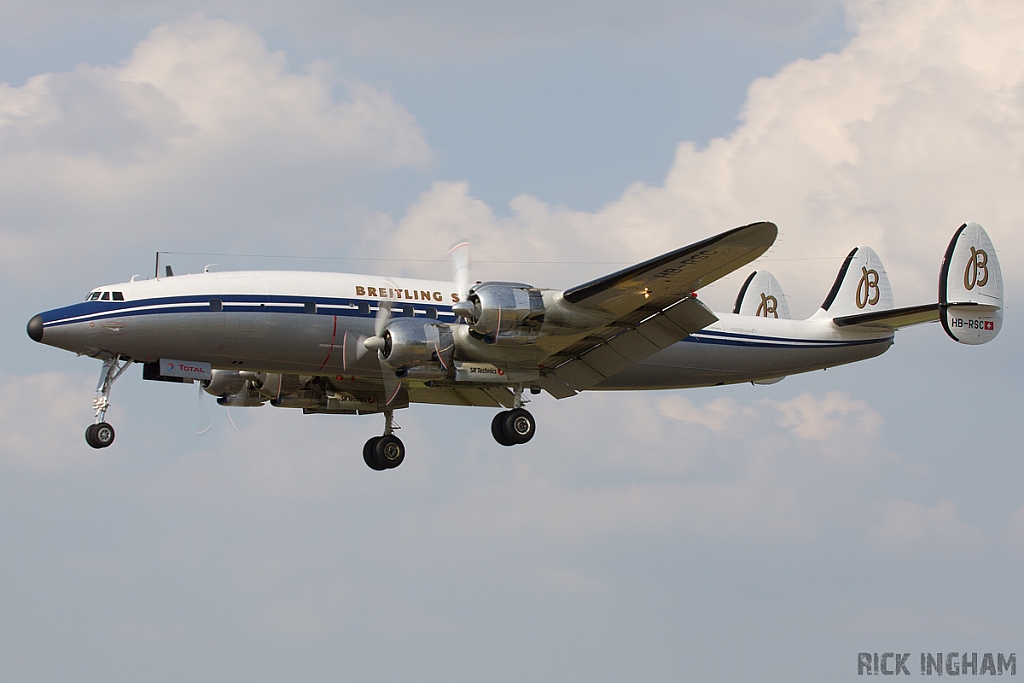 Lockheed L-1049F Super Constellation - HB-RSC - Breitling