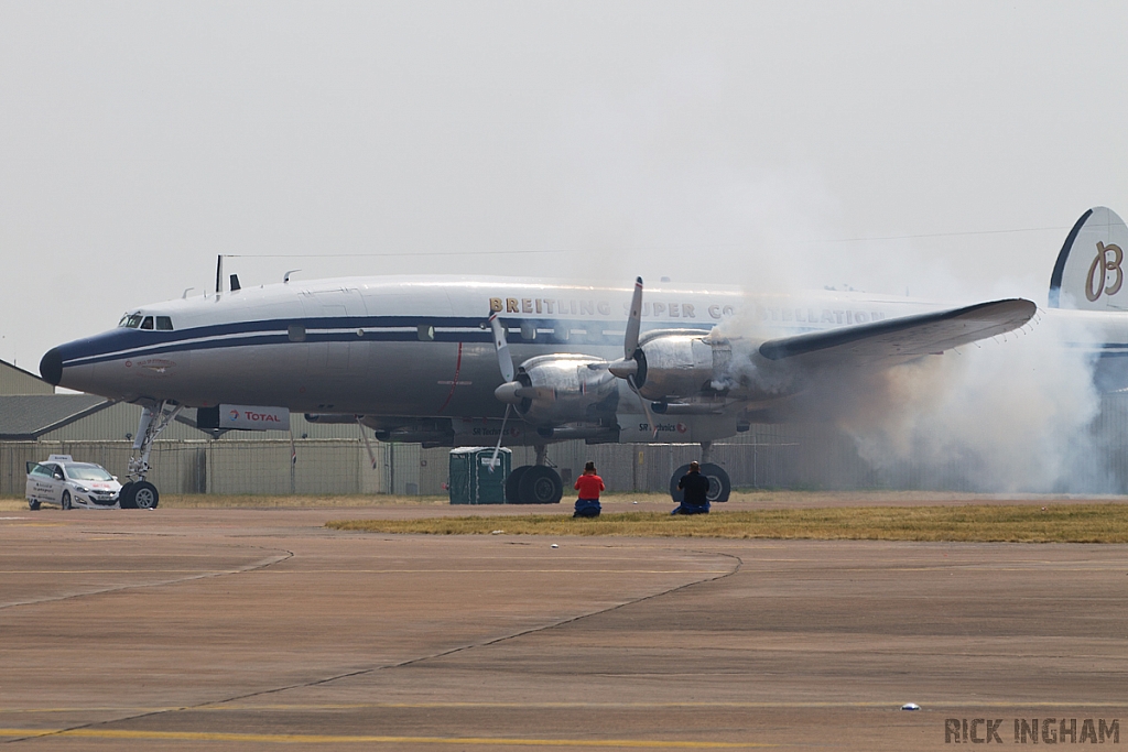 Lockheed L-1049F Super Constellation - HB-RSC - Breitling