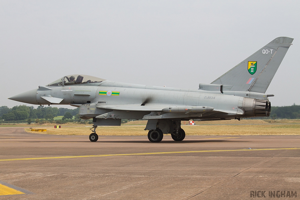 Eurofighter Typhoon FGR4 - ZJ934/QO-T - RAF