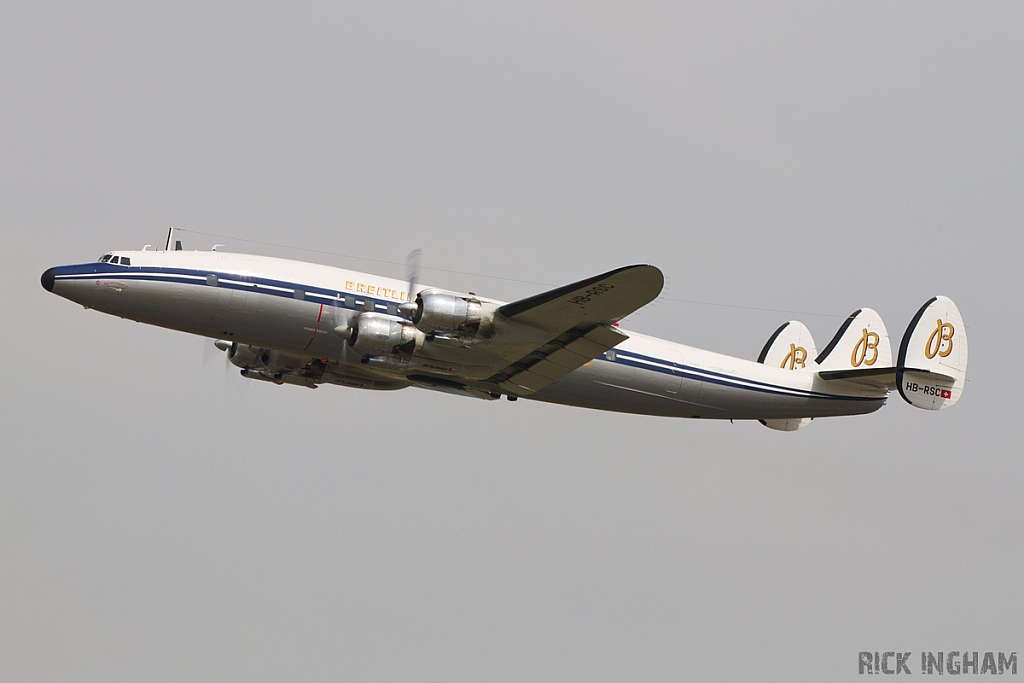 Lockheed L-1049F Super Constellation - HB-RSC - Breitling