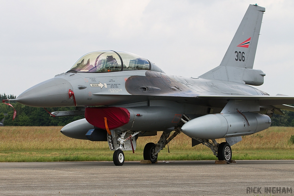 Lockheed Martin F-16BM Fighting Falcon - 306 - Norwegian Air Force