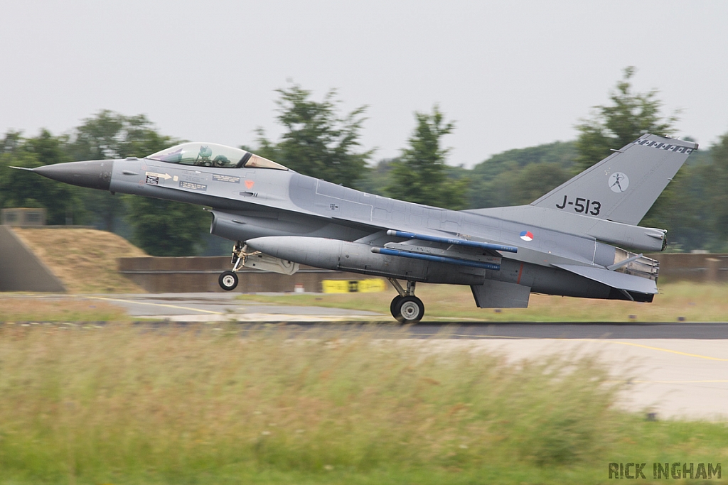 Lockheed Martin F-16AM Fighting Falcon - J-513 - RNLAF