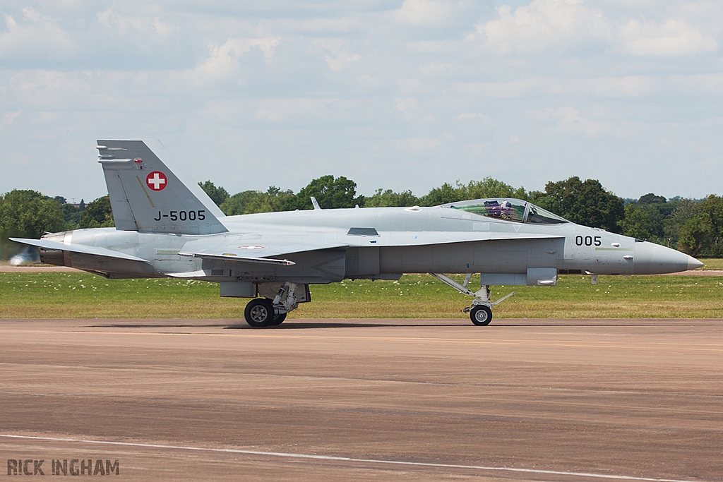 McDonnell Douglas F/A-18C Hornet - J-5005 - Swiss Air Force