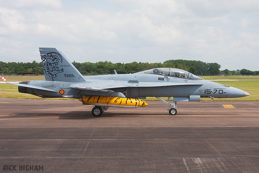 McDonnell Douglas EF-18B Hornet - CE.15-70 / 15-70 - Spanish Air Force