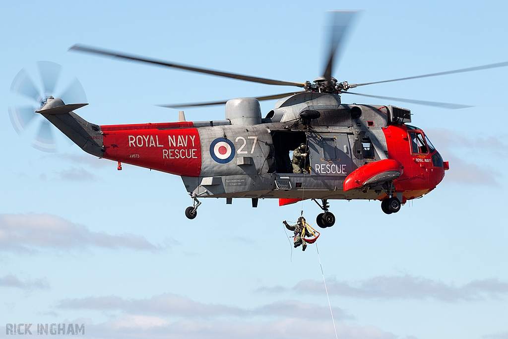 Westland Sea King HU5 - XV673/27 - Royal Navy