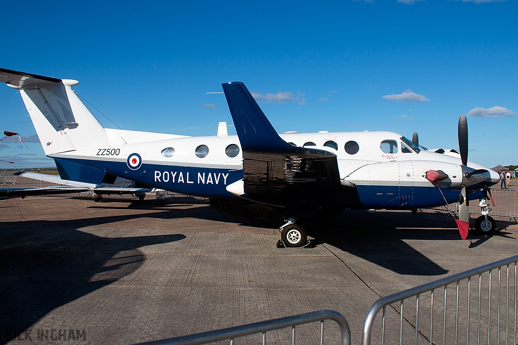 Beech King Air 350 Avenger - ZZ500 - Royal Navy