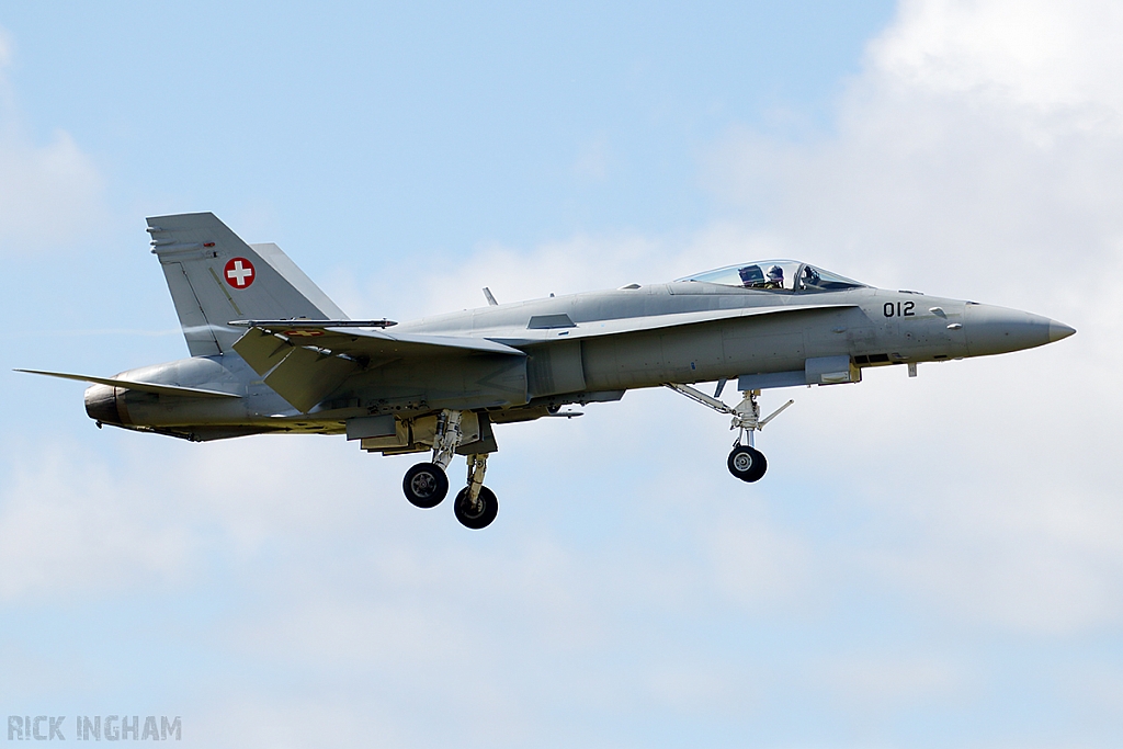 McDonnell Douglas F/A-18C Hornet - J-5012 - Swiss Air Force