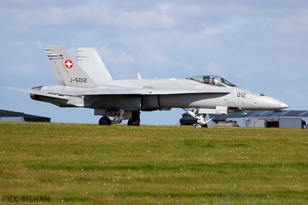 McDonnell Douglas F/A-18C Hornet - J-5012 - Swiss Air Force