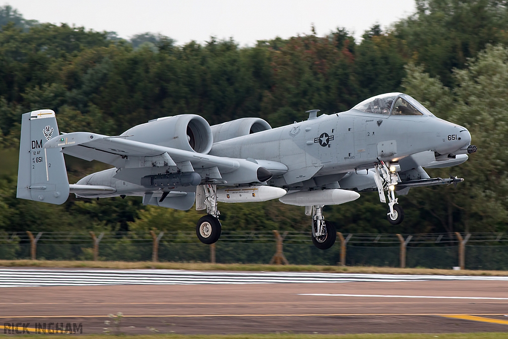 Fairchild A-10C Thunderbolt II - 78-0651 - USAF