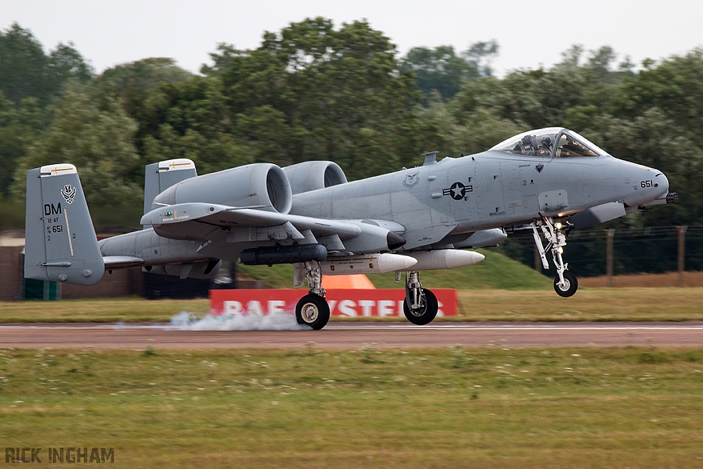 Fairchild A-10C Thunderbolt II - 78-0651 - USAF