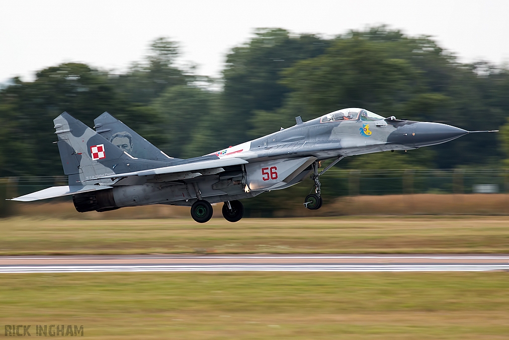 Mikoyan-Gurevich MiG-29A - 56 - Polish Air Force