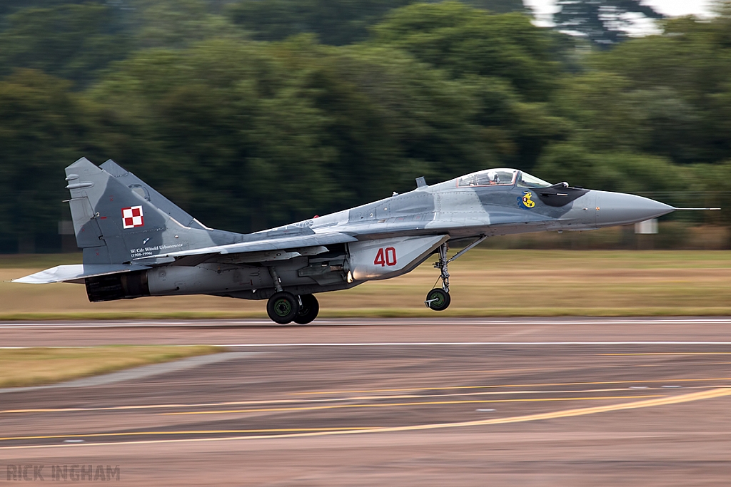 Mikoyan-Gurevich MiG-29A - 40 - Polish Air Force