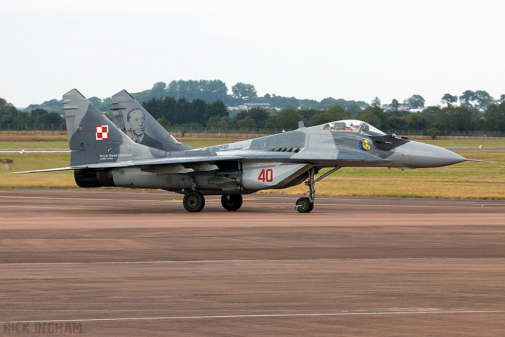 Mikoyan-Gurevich MiG-29A - 40 - Polish Air Force