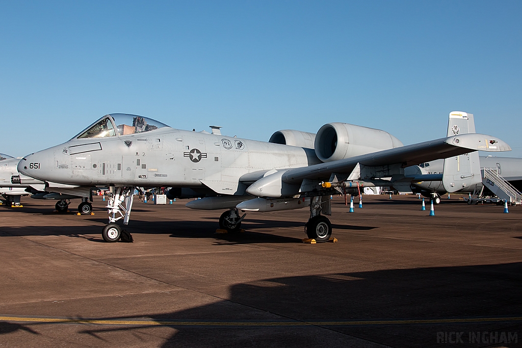 Fairchild A-10C Thunderbolt II - 78-0651 - USAF