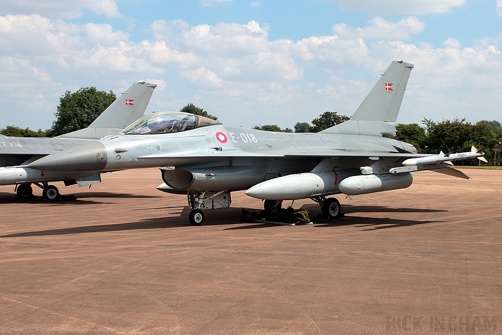 Lockheed Martin F-16AM Fighting Falcon - E-018 - Danish Air Force
