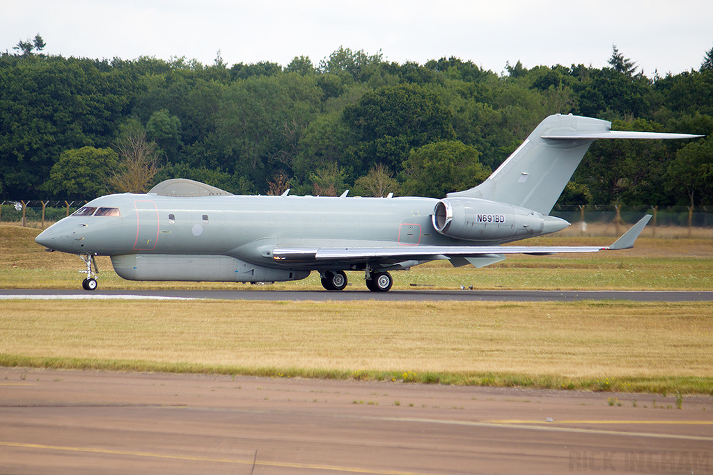 Bombardier BD-700 Sentinel R1 - N691BD (Ex ZJ691) - Raytheon