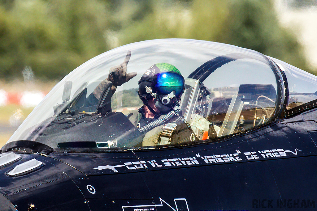 Captain Steven 'VRIESKE' de Vries - Belgian Air Component