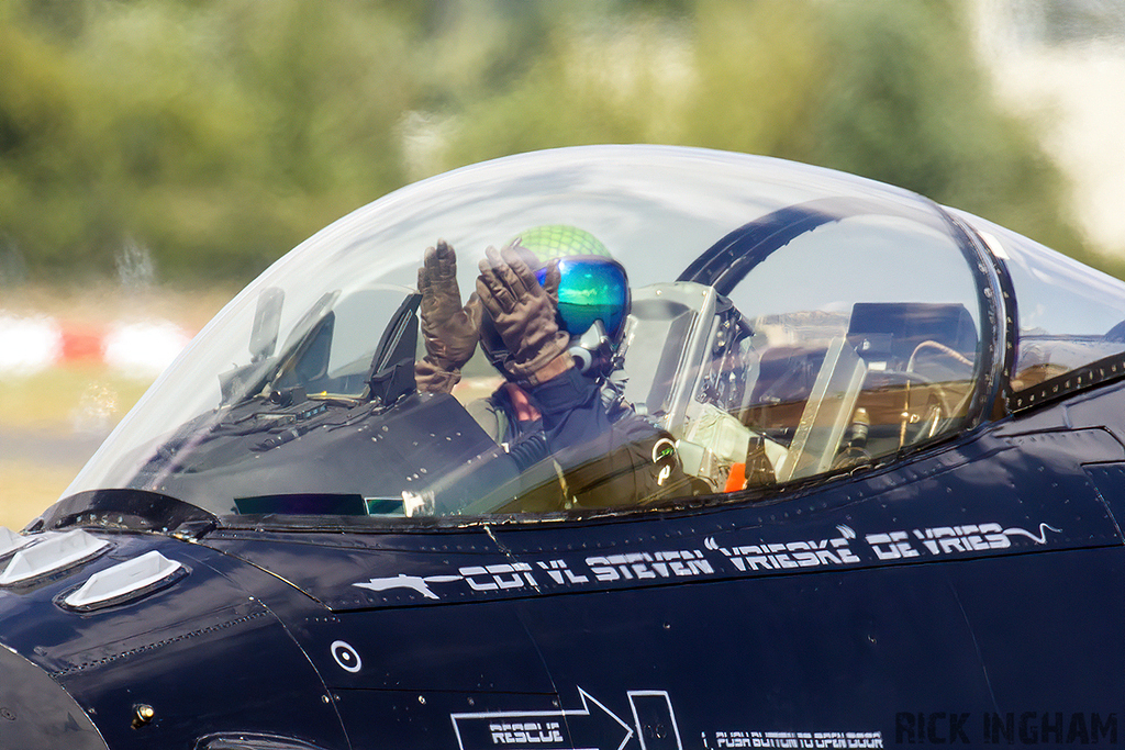 Captain Steven 'VRIESKE' de Vries - Belgian Air Component