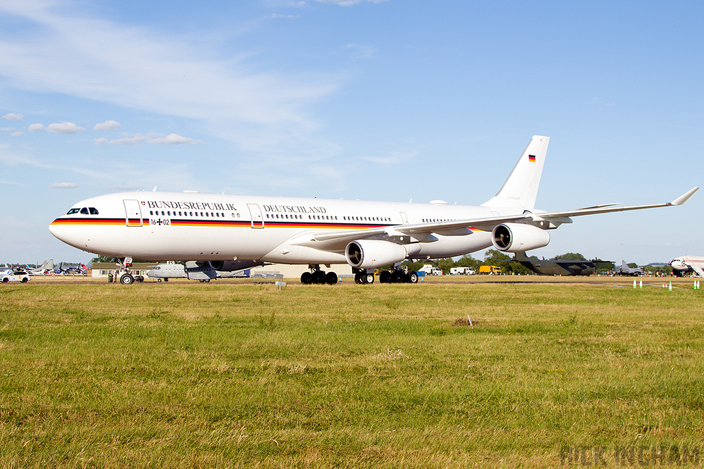 Airbus A340-313X - 16+02 - German Air Force