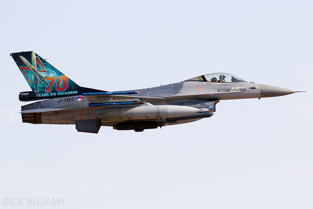 Lockheed Martin F-16AM Fighting Falcon - J-197 - RNLAF