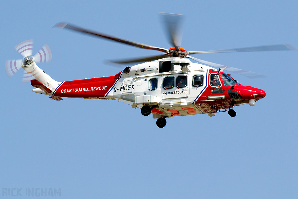 AgustaWestland AW189 - G-MCGX - HM Coast Guard