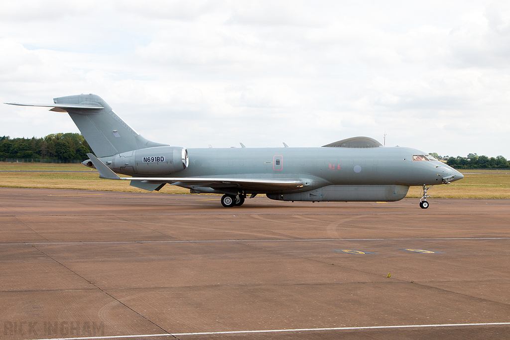 Bombardier BD-700 Sentinel R1 - N691BD (Ex ZJ691) - Raytheon