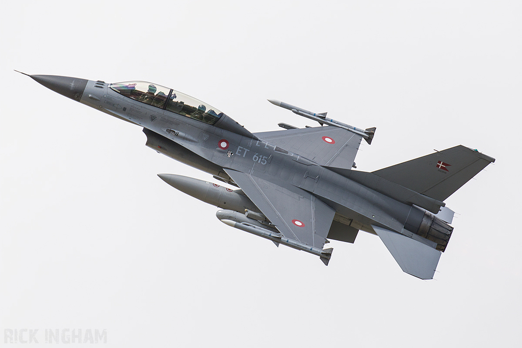 Lockheed Martin F-16BM Fighting Falcon - ET-615 - Danish Air Force